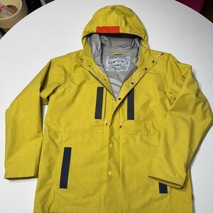 Poler Yellow and Black Men's Raincoat